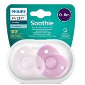 Philips 0-6 Ay Kız Avent Soothie Ortodontik Saklama Kutulu 2 Emzik
