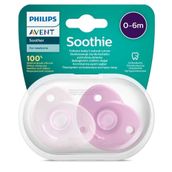 Philips 0-6 Ay Kız Avent Soothie Ortodontik Saklama Kutulu 2 Emzik