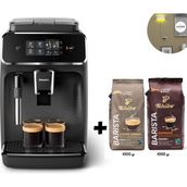 Philips 12 Adımlı Öğütücü 5000 Fincana Kadar Kahve 2200 Serisi Tam Otomatik Espresso Makinesi 2kg Tchibo Kahve + Lambader Hediye - Beyaz