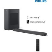 Philips 140W Yüksek Kalite Dolby Audio 2.1 Kanal-derin bas Kablosuz subwoofer'lı soundbar Ses Sistemi