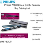 Philips 7000 Series Iyonlu Seramik Saç Düzleştirici + Philips Epilasyon Hediye