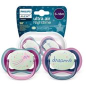 Philips Avent 6-18 Ay Kız Ultra Air Night Karanlıkta Parlar Gece Emziği