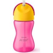 Philips Avent Desenli 300 ml +12 Ay Kız Pipetli Bardak