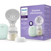 Philips Avent Essential Elektrikli Göğüs Pompası, Sessiz ve Kompakt Tasarım, 4 Masaj ve 4 Sağım Modu, SCF323/11