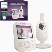 Philips Avent Premium Kameralı Bebek Telsizi 3.5” Ekran-Gece Görüşü - Krem