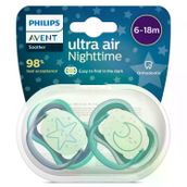 Philips Avent SCF376/13 Ultra Air 6-18 Ay 2'li Erkek Gece Emzik