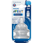 Philips Avent Scf633-27 Antikolik Orta Akış 3 Ay+ 2'li Biberon Emziği