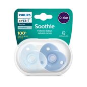 Philips Avent Soothie 0-6 Ay 2li Mavi Emzik