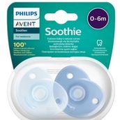Philips Avent Soothie Ortodontik 0-6 Ay - Erkek Saklama Kutulu 2'li Emzik