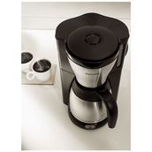 Phılıps HD7546 Cafe Gaia Paslanmaz Çelik , Otomatik Kapanma Filtre Kahve Makinesi Gri