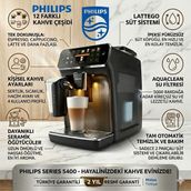 Philips Lattego Tam Otomatik Espresso Makinesi + Dijital Mutfak Tartısı Hediye - 24.6 x 37.2 x 43.3 cm (G x Y x D)