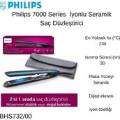 Philips Phılıps 7000 Series Iyonlu Seramik Saç Düzleştirici - 01P-Pembe - SAÇ DÜZLEŞTİRİCİ