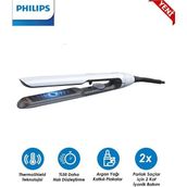 Philips Saç Düzleştirici - Iyonik Bakım ile 2 Kat Parlak Saç Düzleştirici - Beyaz - 0