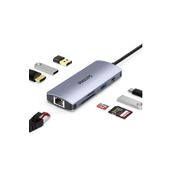 Philips SWR1608S Type-C To HDMI RJ45 Ethernet 3xUSB 3.0 PD TF SD Kart Okuyucu Dönüştürücü
