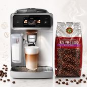 Philips Tam Otomatik (2 kg Kahve Hediyeli) Kahve ve Espresso Makinesi - 54 Sıcak & Soğuk Içecek, Kafe Lezzeti Evinizde, Geniş Dokunmatik Ekran, Gelişmiş Süt Köpüğü, Sessiz Öğütücü - Gümüş