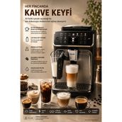 Philips Yeni Ultra Premium Lattego Tam Otomatik Espresso Makinesi, 20 Sıcak ve Soğuk Içecek, Silentbrew Teknolojisi