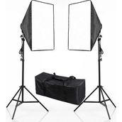 Photot Wins Video ve Fotoğraf 2li Softbox Seti Sürekli Işık 50X70