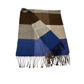 Phuti Collection KARELİ UNISEX ATKI MOR Tek Ebat