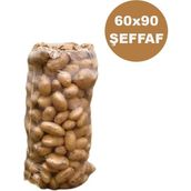 Pidok Şeffaf Çuval, Cam Çuval, Patates Çuvalı (Adet Seçiniz) - 100 Adet