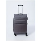 Pierre Cardin 04PC4200 Antrasit Büyük Boy Çekçekli Kumaş Valiz