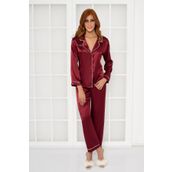 Pierre Cardin 1200 Bordo Kadın Pijama Takımı