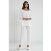 Pierre Cardin 1241 Ekru Kadın Penye Dantelli Pijama Takım