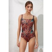 Pierre Cardin 221130 Kare Yaka Desenli Korseli Mayo