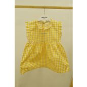 Pierre Cardin 303375 Ekoseli Kız Çocuk Dokuma Elbise