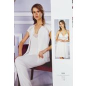 Pierre Cardin 5025 6'lı Modal Gecelik Sabahlık Çeyiz Seti