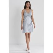 Pierre Cardin 605 Mist Kadın Saten Dantelli Gecelik