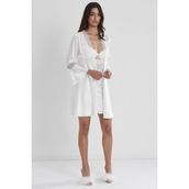Pierre Cardin 6325 Ekru 6'lı Kaplı Gecelik Sabahlık Set