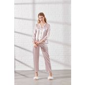 Pierre Cardin 6625 Pudra Kısa Gecelikli 6'lı ipek Set