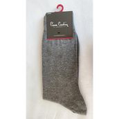 Pierre Cardin 6'lı Erkek Dikişsiz Çorap (Kahverengi) - 44 - Koyu Gri