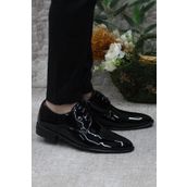 Pierre Cardin 7030-1 Siyah Rugan Erkek Klasik Ayakkabı