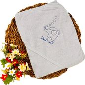 Pierre Cardin Açık Mavi Bebek Banyo Havlusu