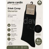 Pierre Cardin Astrea Merserize Erkek Çorap 6 Lı Siyah