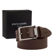 Pierre Cardin Deri Erkek Kemeri (En 4 cm) PC3100 (Kahve, 120 CM)