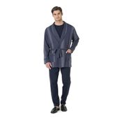 Pierre Cardin Erkek 3'lü Pijama Takımı, Lacivert, L Beden