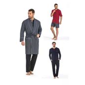 Pierre Cardin Erkek 5'Li Çeyizlik %100 Pamuk Lacivert Pijama Takımı - Lacivert - Arsnoernkgvecd5560-Lac