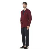 Pierre Cardin Erkek 5'Li Yarım Yaka Patlı Triko Konforlu Röpdöşambırlı Bordo Pijama Takım - Arsnoerıkgleco5595-Brd
