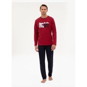 Pierre Cardin Erkek Bordo Pijama Takımı 50322631-900