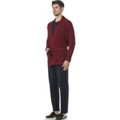 Pierre Cardin Erkek Çeyizlik Triko Ropdöşambır Ve Pijama 5'li Set Takım (Bordo / M)