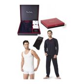 Pierre Cardin Erkek Lacivert Pamuklu Pijama Takımı, S Beden