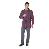 Pierre Cardin Erkek Pijama Takımı, 3'Lü Rob Takım, Bordo, S Beden