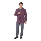 Pierre Cardin Erkek Pijama Takımı, 3'lü Set, Bordo, M Beden