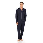 Pierre Cardin Erkek Pijama Takımı, Lacivert, L Beden