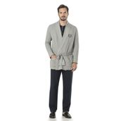 Pierre Cardin Erkek Pijama Takımı, Röpteşambır, Gri, L Beden