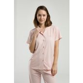Pierre Cardin Kadın Beyaz Gömlek Pijama Takım