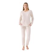 Pierre Cardin Kadın Pijama Takımı, Ekru, XL Beden