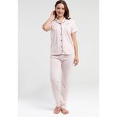 Pierre Cardin Kadın Turuncu Gömlek Pijama Takım